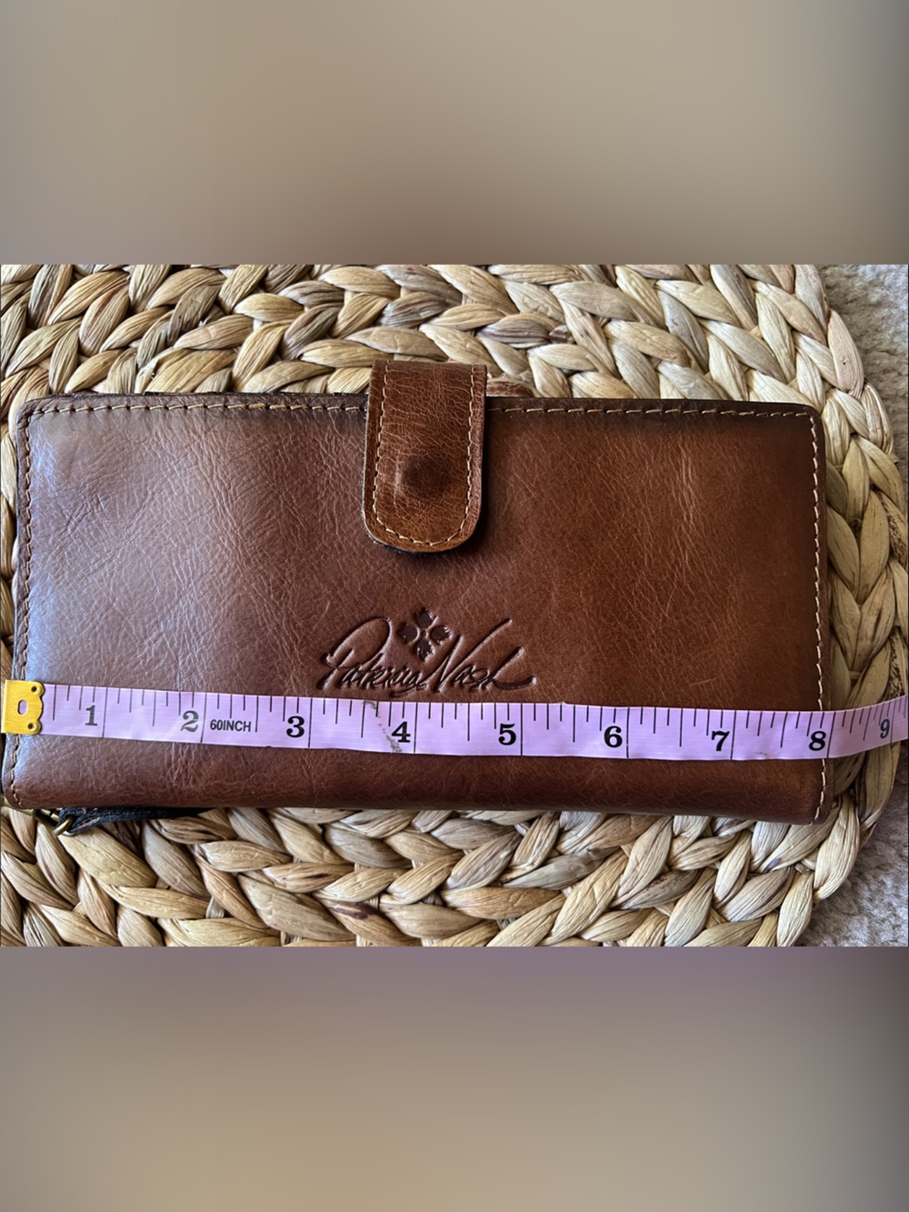 Patricia Nash Valentia Snap 2-in-1 Leather Wallet Wristlet - Picture 7 of 9